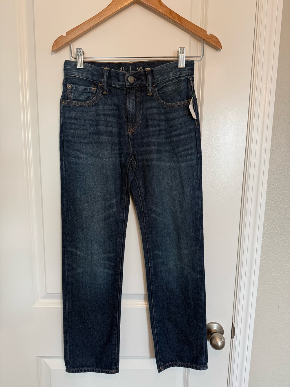 NWT GAP Boys Dark Blue Straight Leg Jeans